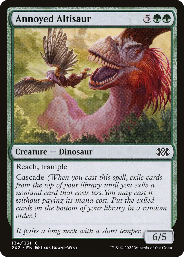Annoyed Altisaur — Double Masters 2022 — Magic: The Gathering