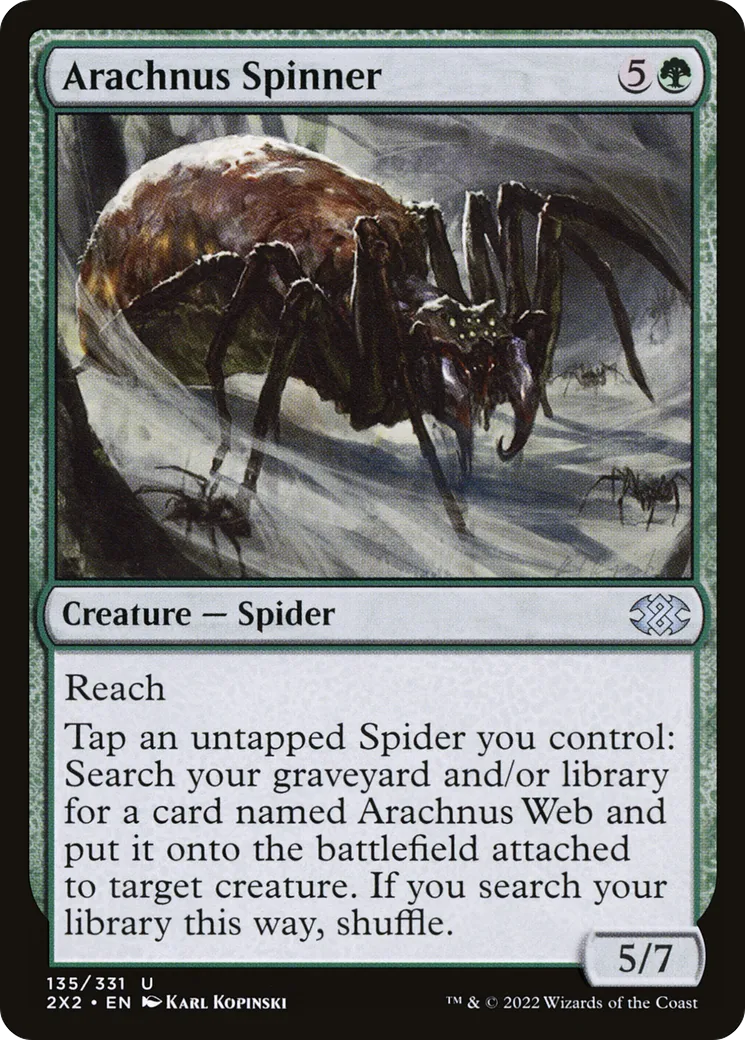 Arachnus Spinner — Double Masters 2022 — Magic: The Gathering