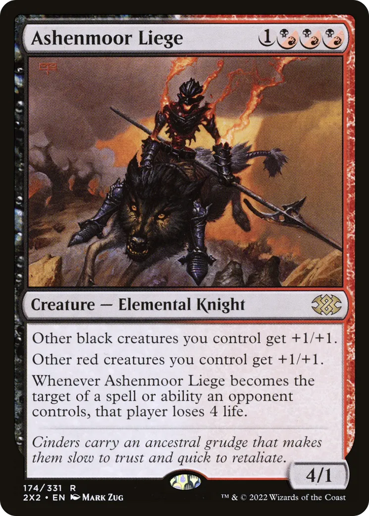 Ashenmoor Liege — Double Masters 2022 — Magic: The Gathering