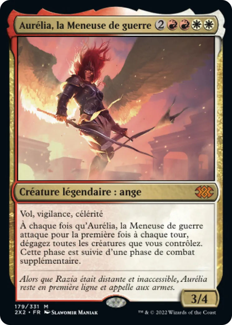 Aurélia, la Meneuse de guerre — Double Masters 2022 — Magic: The Gathering