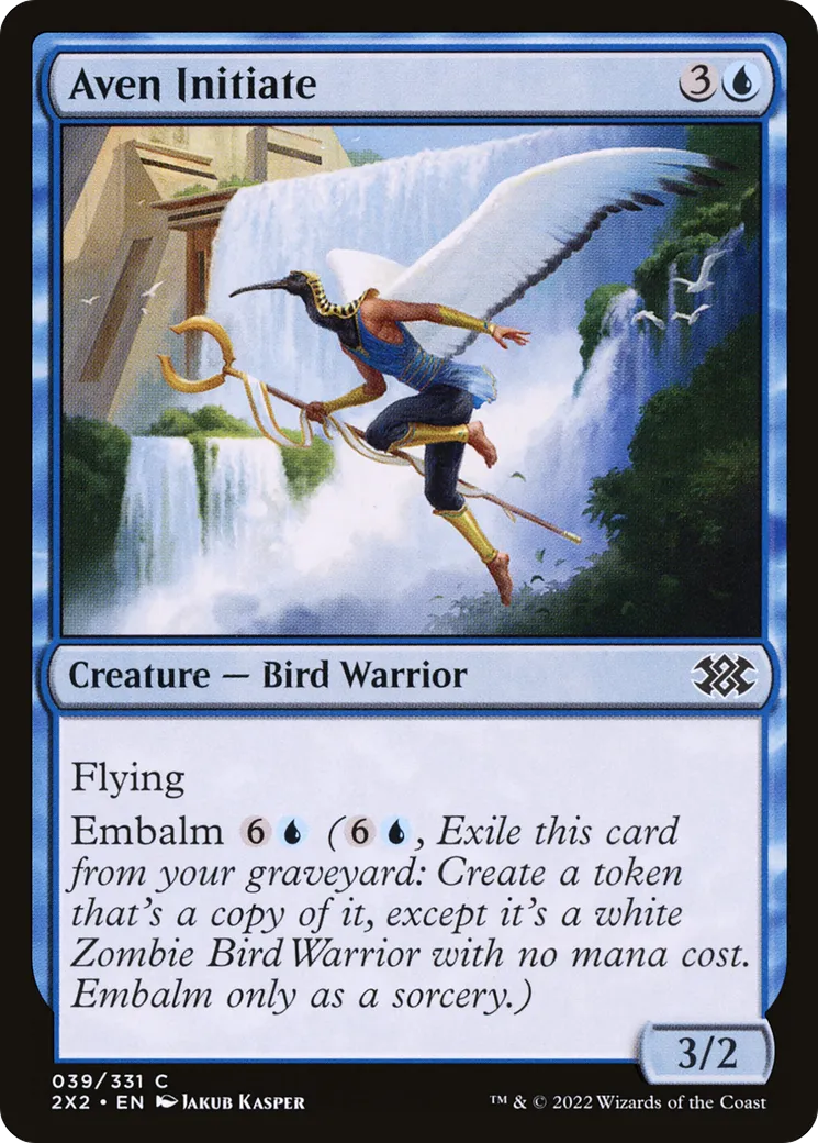 Aven Initiate — Double Masters 2022 — Magic: The Gathering
