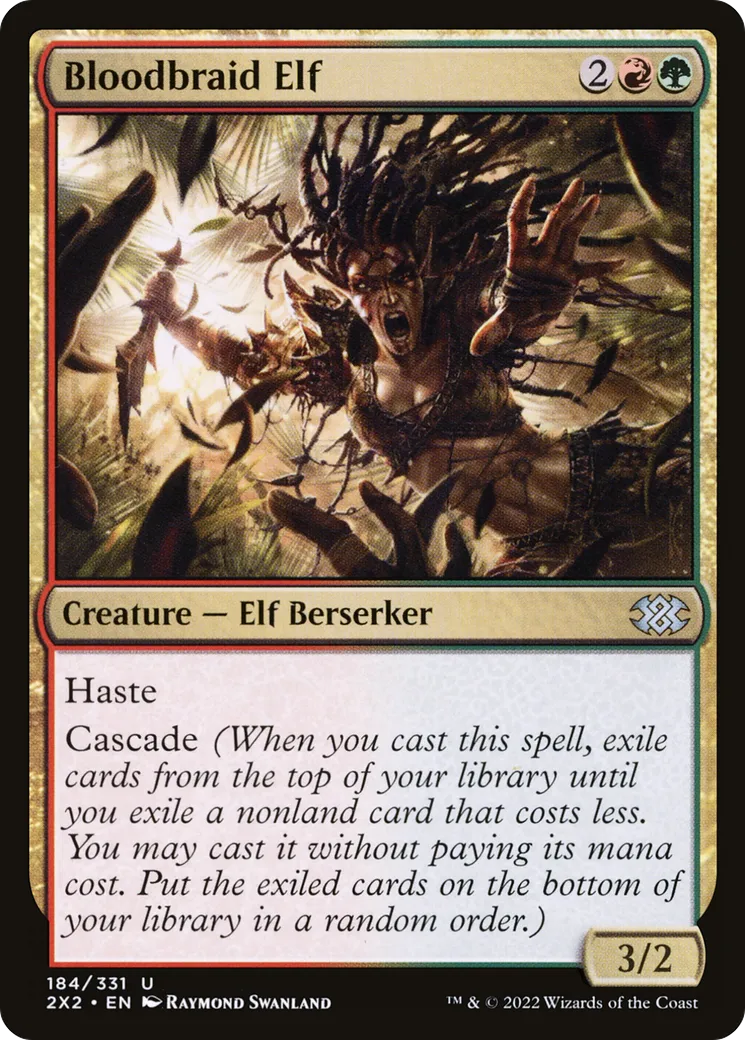 Bloodbraid Elf — Double Masters 2022 — Magic: The Gathering