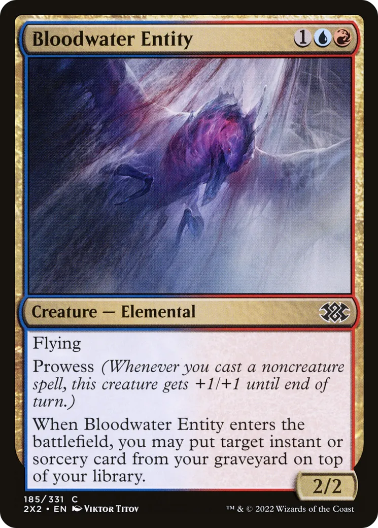 Entité des eaux sanguines — Double Masters 2022 — Magic: The Gathering