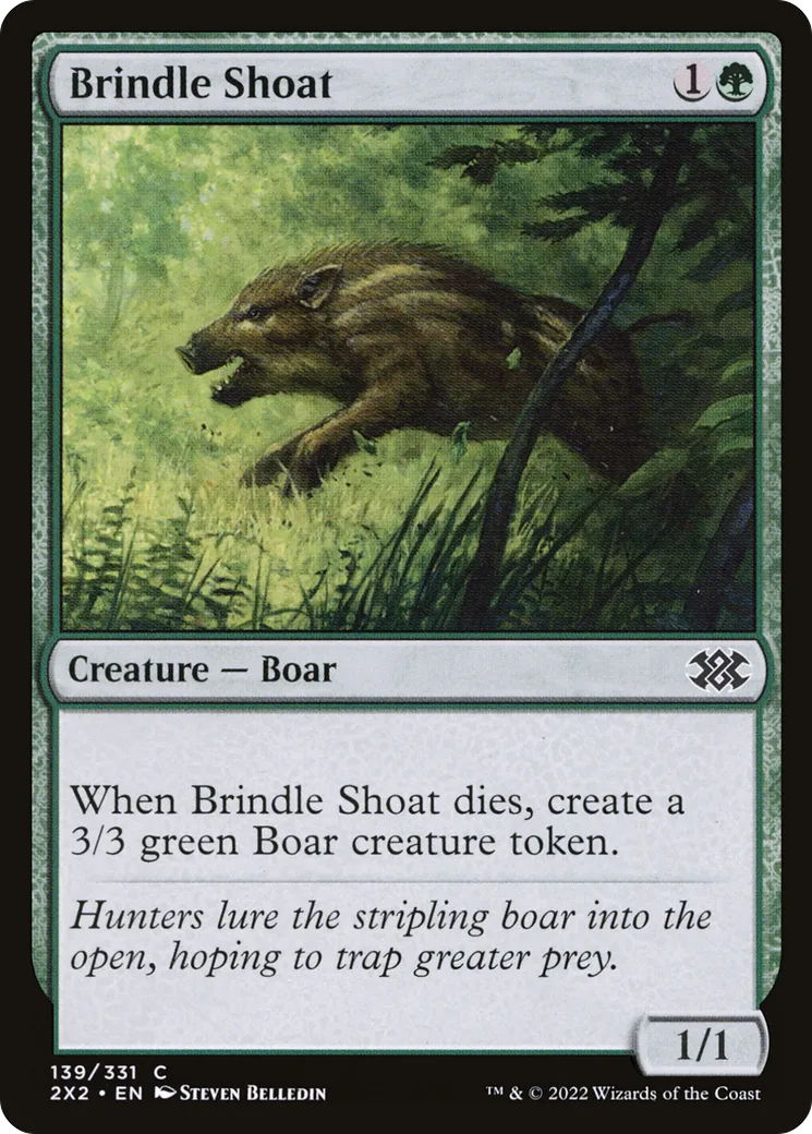Brindle Shoat — Double Masters 2022 — Magic: The Gathering