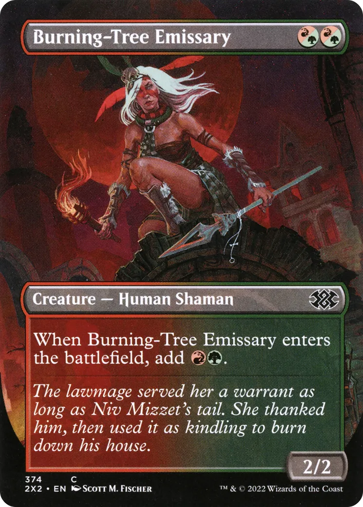 Burning-Tree Emissary — Double Masters 2022 — Magic: The Gathering