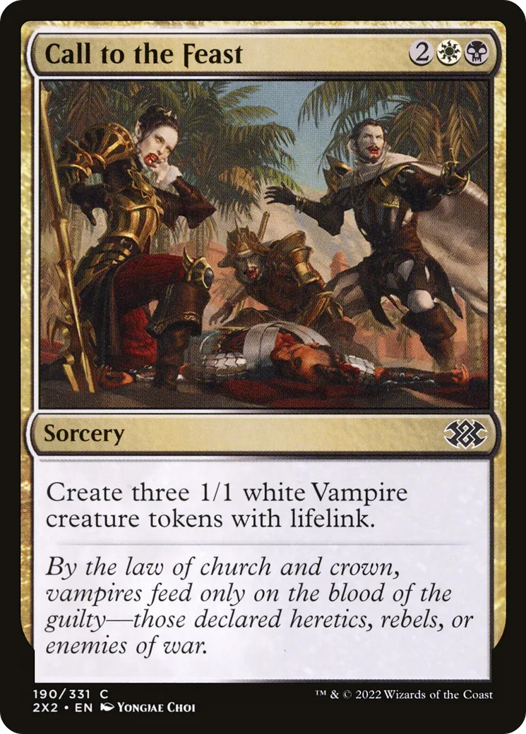 Appel au festin — Double Masters 2022 — Magic: The Gathering