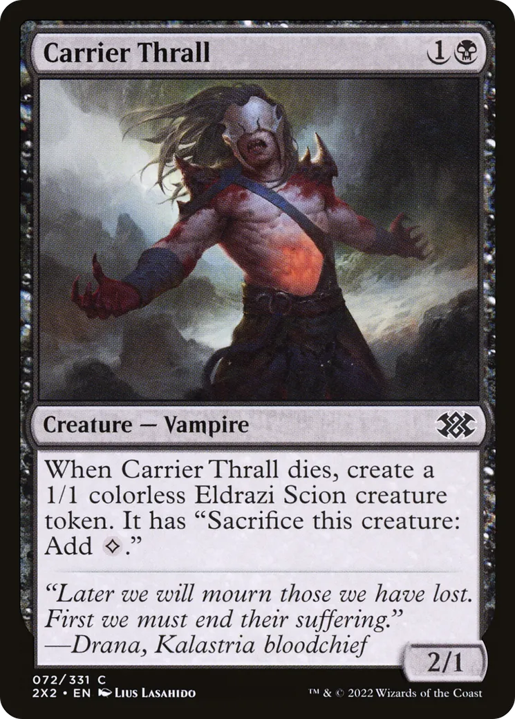 Carrier Thrall — Double Masters 2022 — Magic: The Gathering