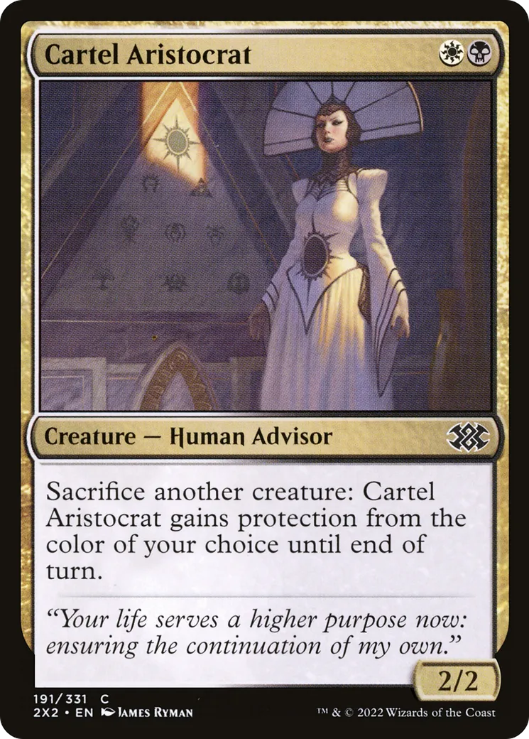 Cartel Aristocrat — Double Masters 2022 — Magic: The Gathering