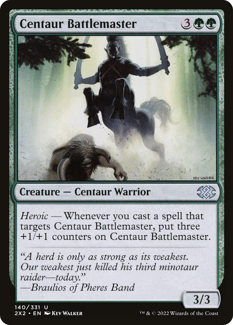 Centaur Battlemaster — Double Masters 2022 — Magic: The Gathering