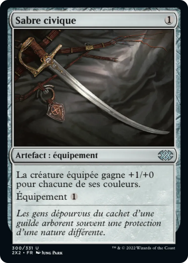 Sabre civique — Double Masters 2022 — Magic: The Gathering