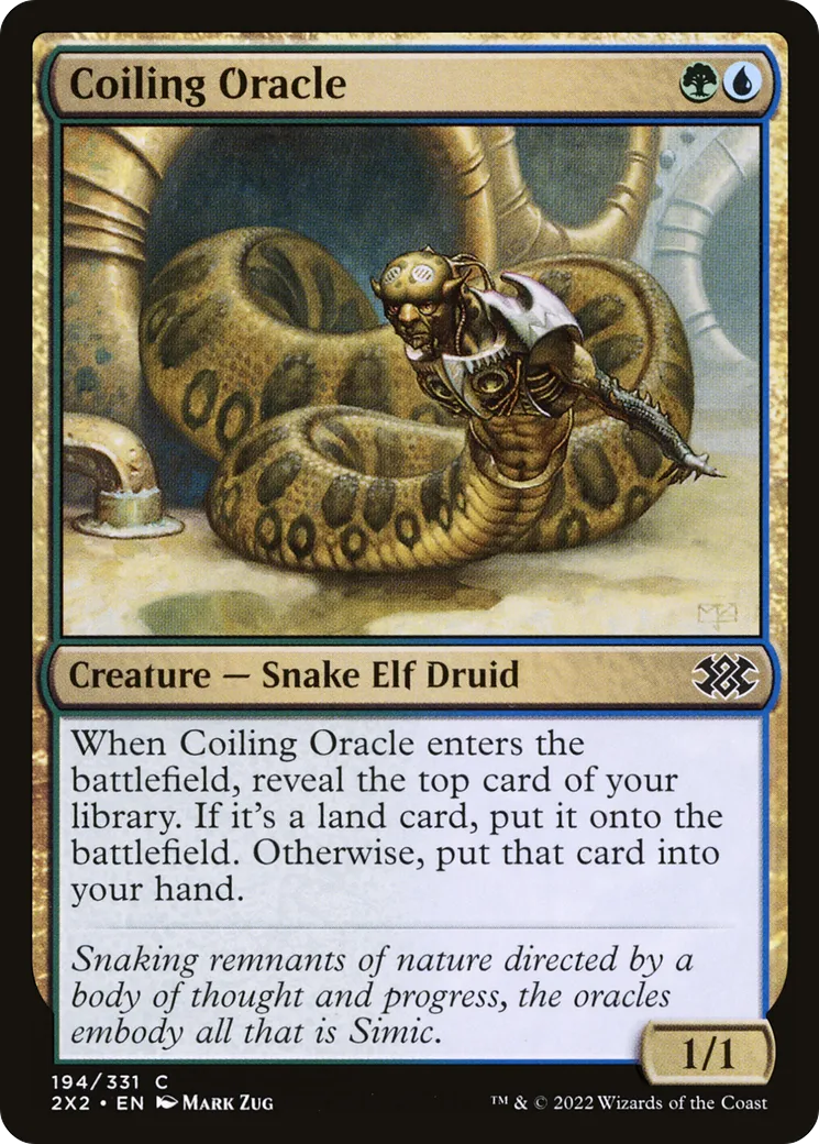 Oracle annelé — Double Masters 2022 — Magic: The Gathering