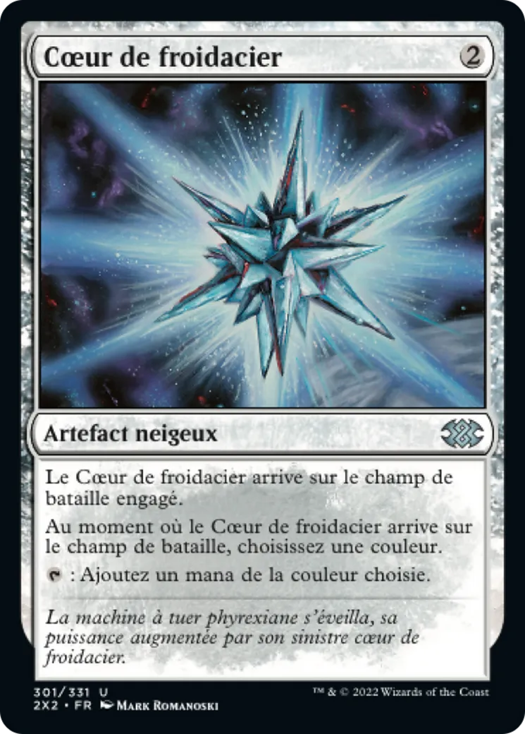 Cœur de froidacier — Double Masters 2022 — Magic: The Gathering