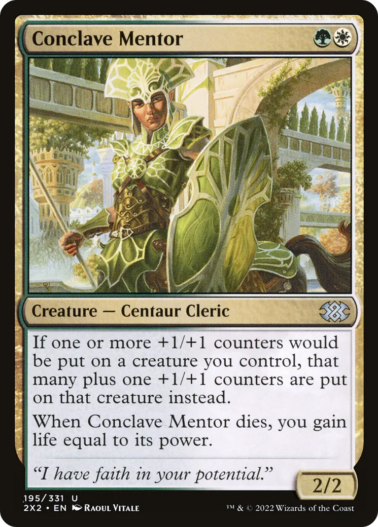 Mentor du Conclave — Double Masters 2022 — Magic: The Gathering