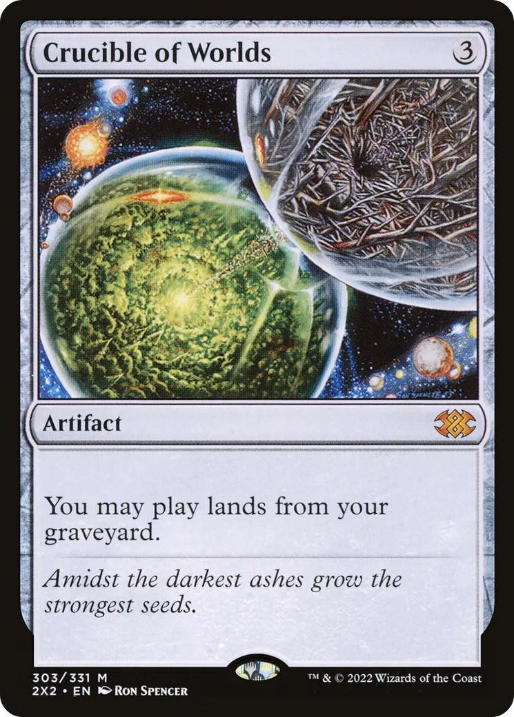 Crucible of Worlds — Double Masters 2022 — Magic: The Gathering