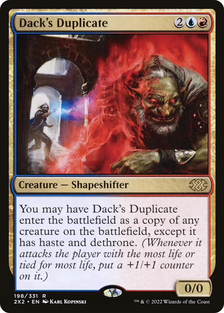 Dack's Duplicate — Double Masters 2022 — Magic: The Gathering