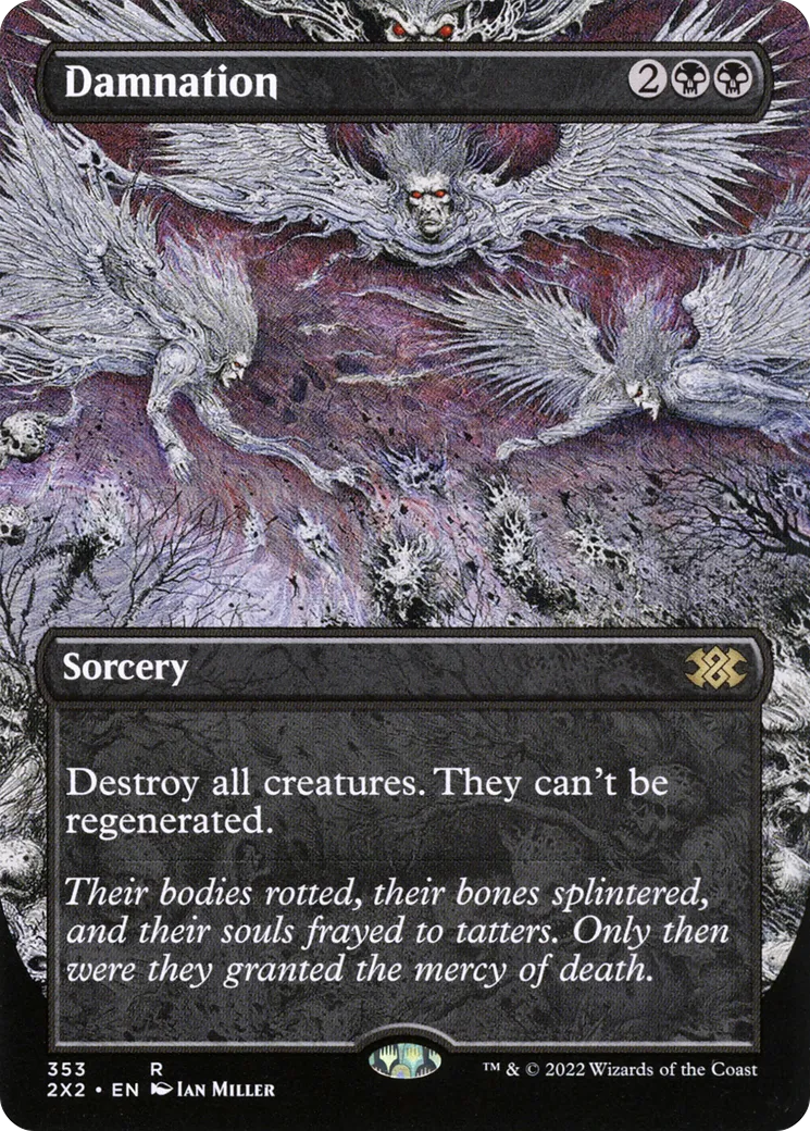 Damnation — Double Masters 2022 — Magic: The Gathering