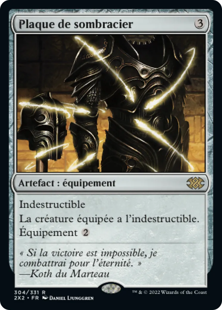 Plaque de sombracier — Double Masters 2022 — Magic: The Gathering