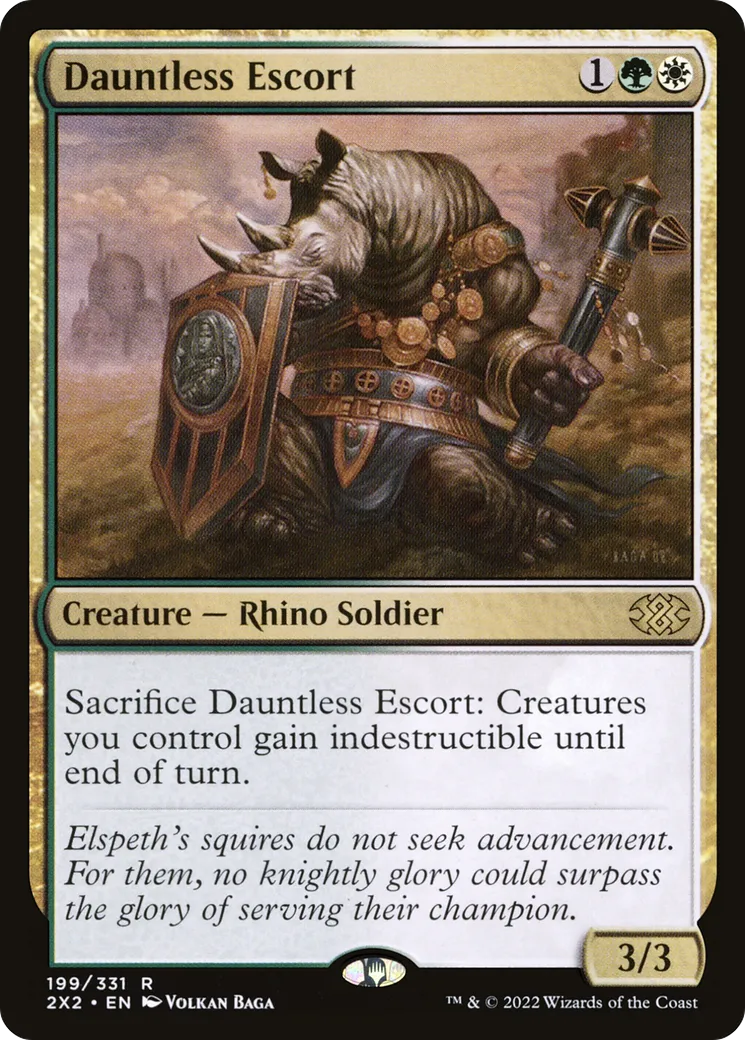 Dauntless Escort — Double Masters 2022 — Magic: The Gathering