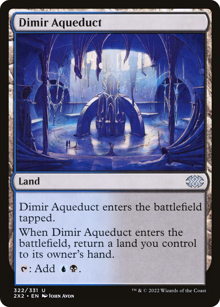 Dimir Aqueduct — Double Masters 2022 — Magic: The Gathering