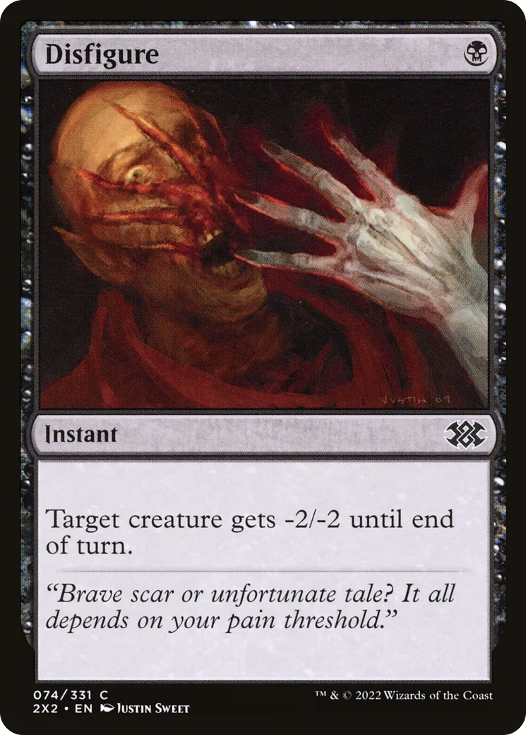 Défiguration — Double Masters 2022 — Magic: The Gathering