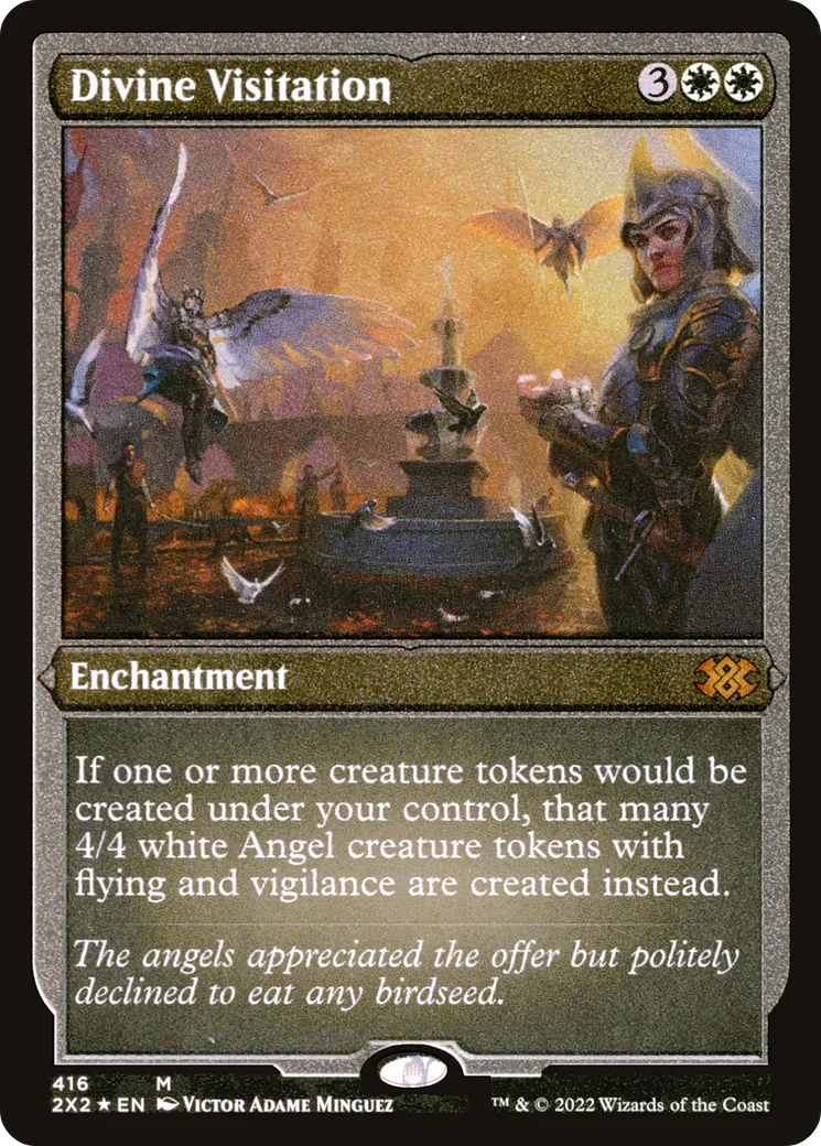 Visite divine — Double Masters 2022 — Magic: The Gathering