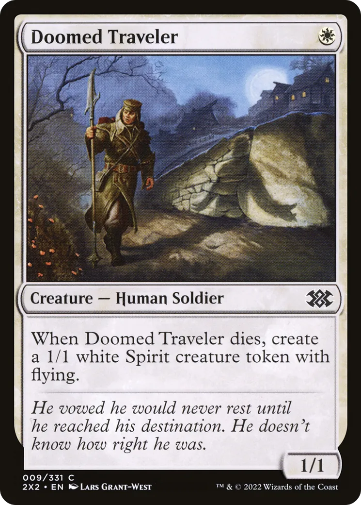 Doomed Traveler — Double Masters 2022 — Magic: The Gathering