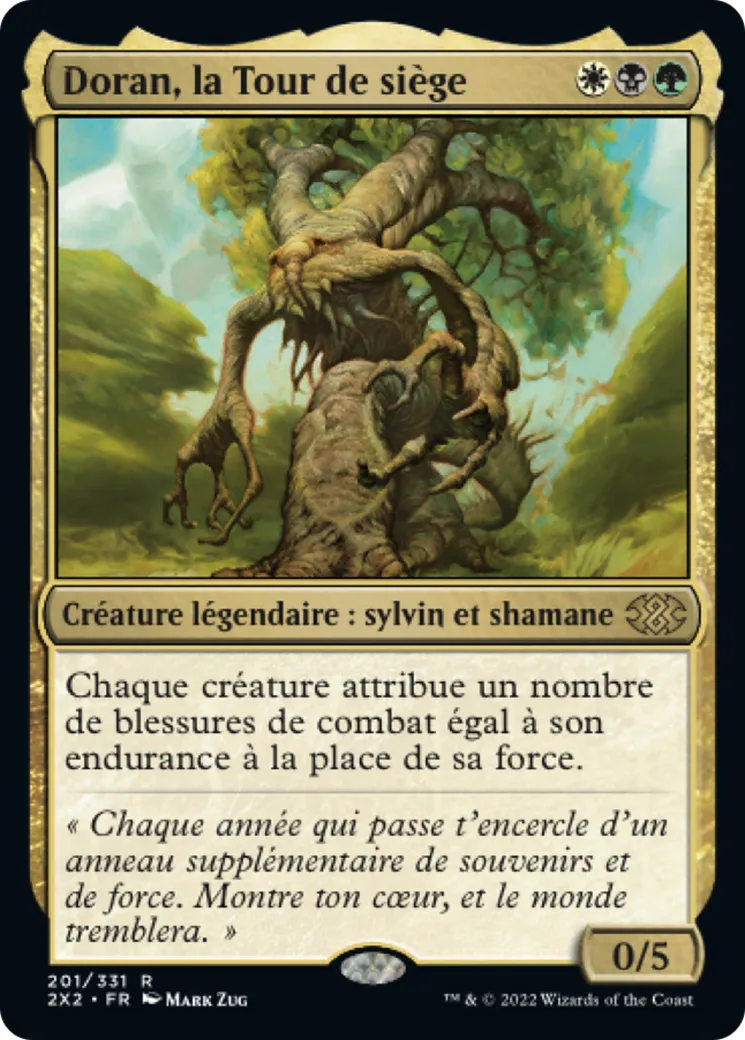 Doran, la Tour de siège — Double Masters 2022 — Magic: The Gathering