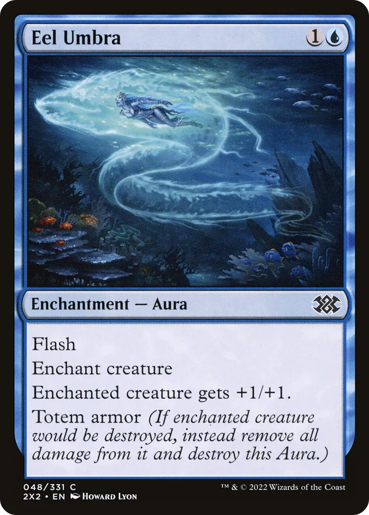 Eel Umbra — Double Masters 2022 — Magic: The Gathering