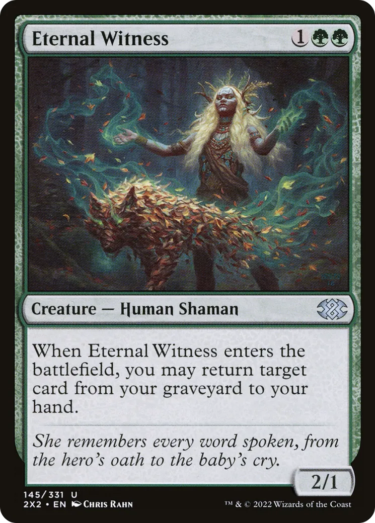 Eternal Witness — Double Masters 2022 — Magic: The Gathering