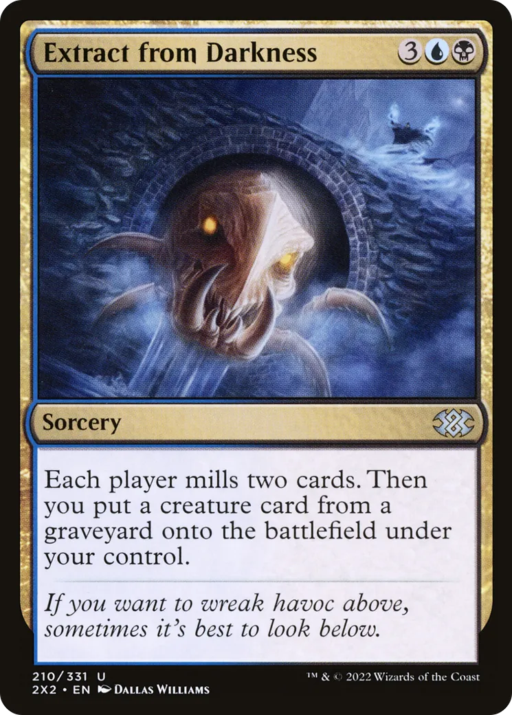 Extract from Darkness — Double Masters 2022 — Magic: The Gathering