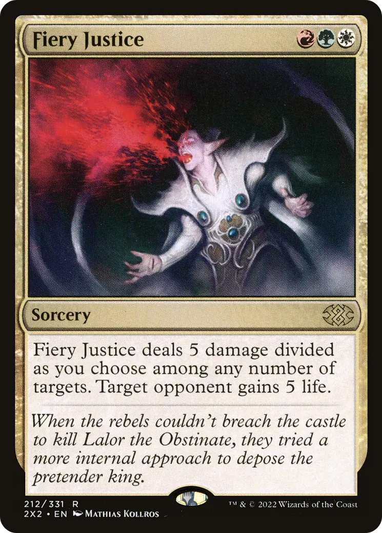 Justice ardente — Double Masters 2022 — Magic: The Gathering