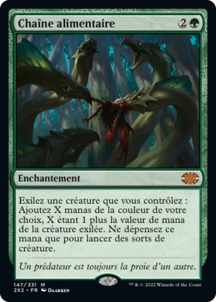 Chaîne alimentaire — Double Masters 2022 — Magic: The Gathering