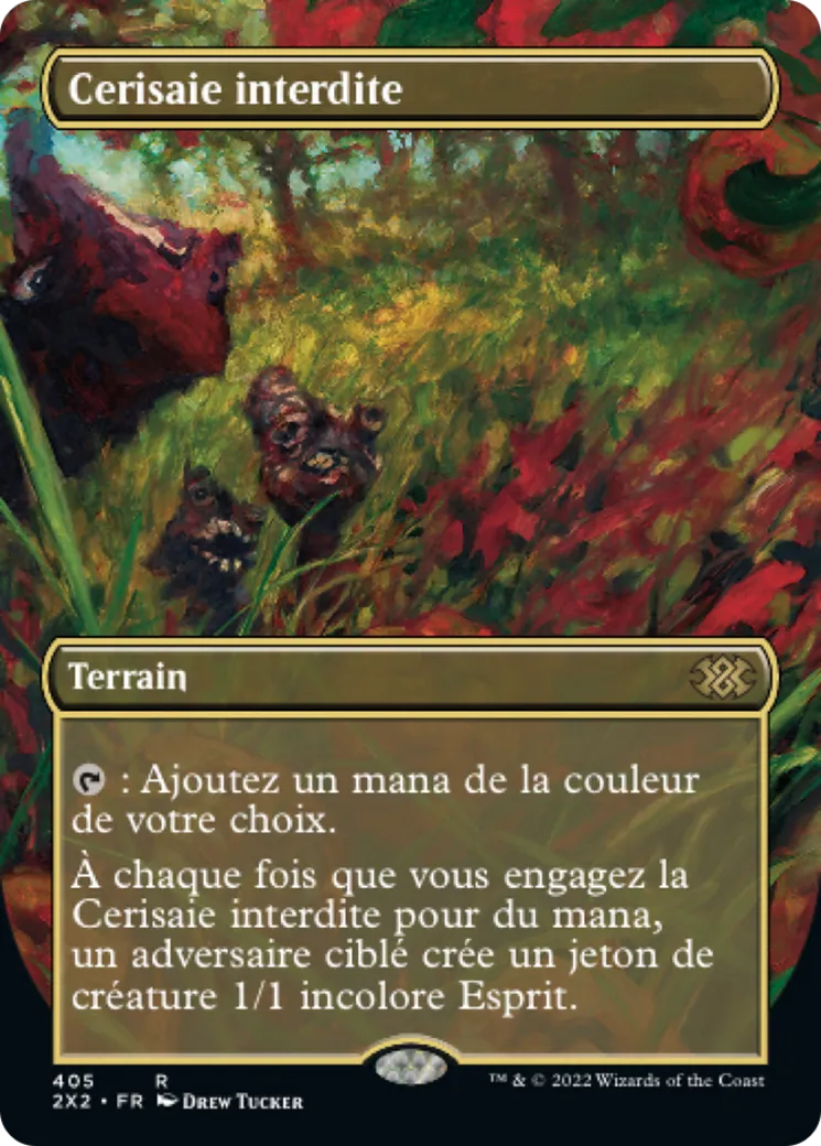 Cerisaie interdite — Double Masters 2022 — Magic: The Gathering