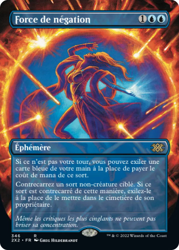 Force de négation — Double Masters 2022 — Magic: The Gathering