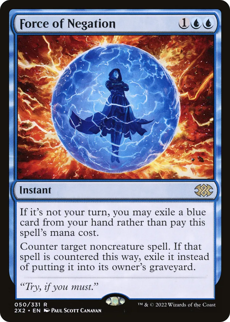 Force of Negation — Double Masters 2022 — Magic: The Gathering
