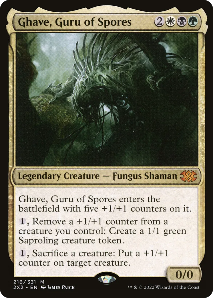 Ghave, Guru of Spores — Double Masters 2022 — Magic: The Gathering