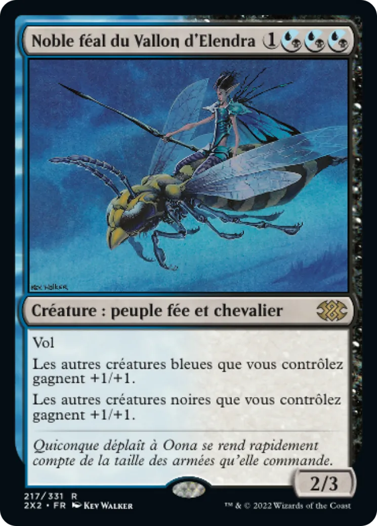 Noble féal du Vallon d'Elendra — Double Masters 2022 — Magic: The Gathering