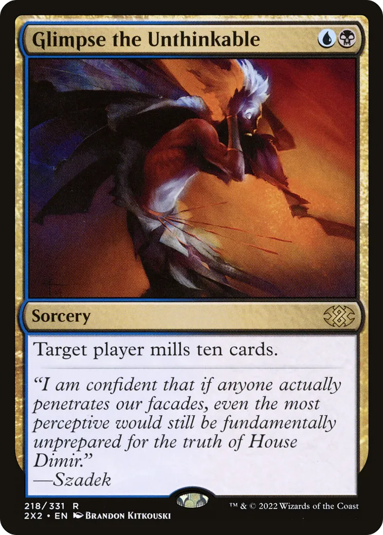 Aperçu de l'inimaginable — Double Masters 2022 — Magic: The Gathering