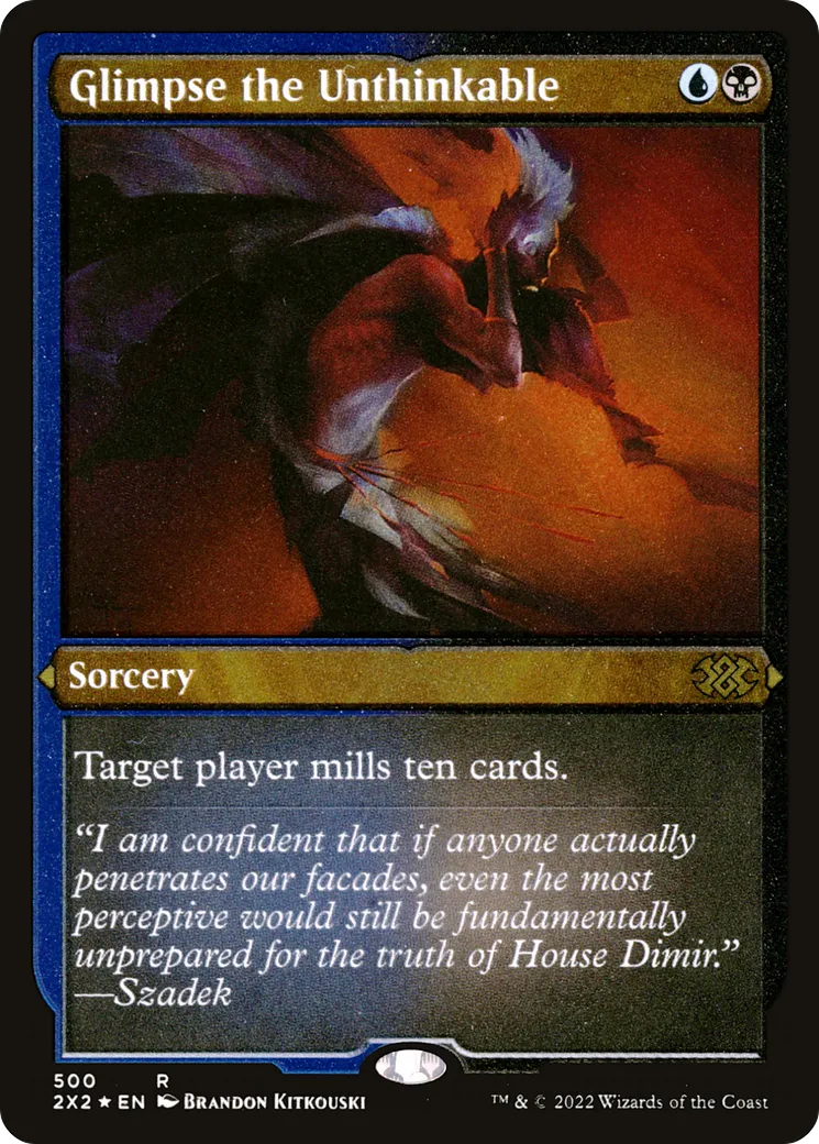 Glimpse the Unthinkable from Double Masters 2022 - Magic: The Gathering