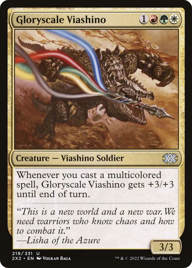Viashino à la peau de gloire — Double Masters 2022 — Magic: The Gathering