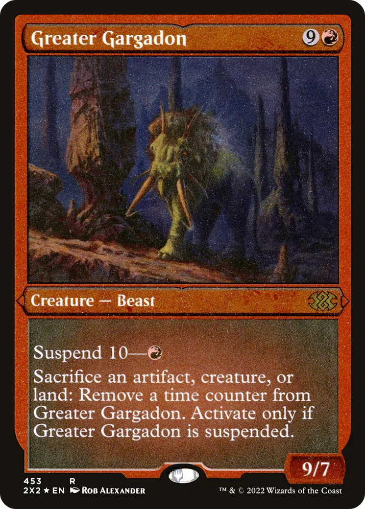 Greater Gargadon — Double Masters 2022 — Magic: The Gathering