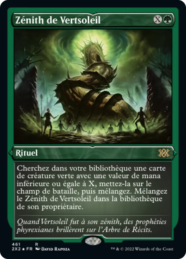 Zénith de Vertsoleil — Double Masters 2022 — Magic: The Gathering