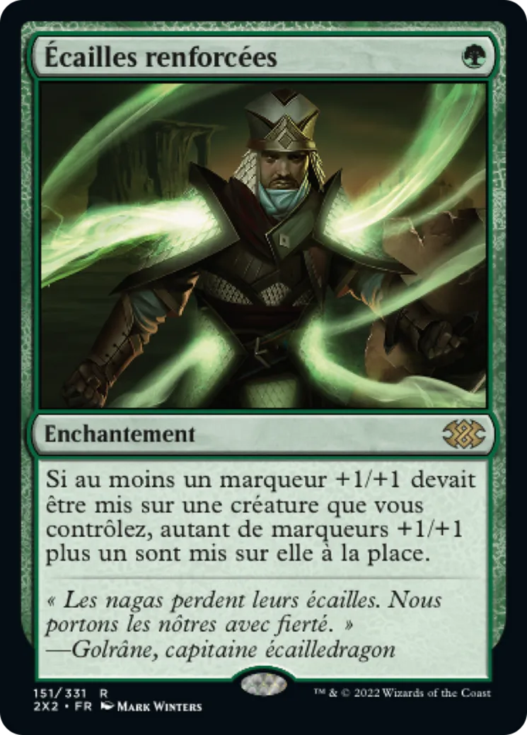 Écailles renforcées — Double Masters 2022 — Magic: The Gathering