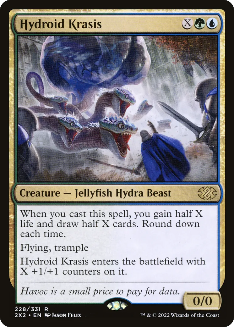 Krasis hydroïde — Double Masters 2022 — Magic: The Gathering