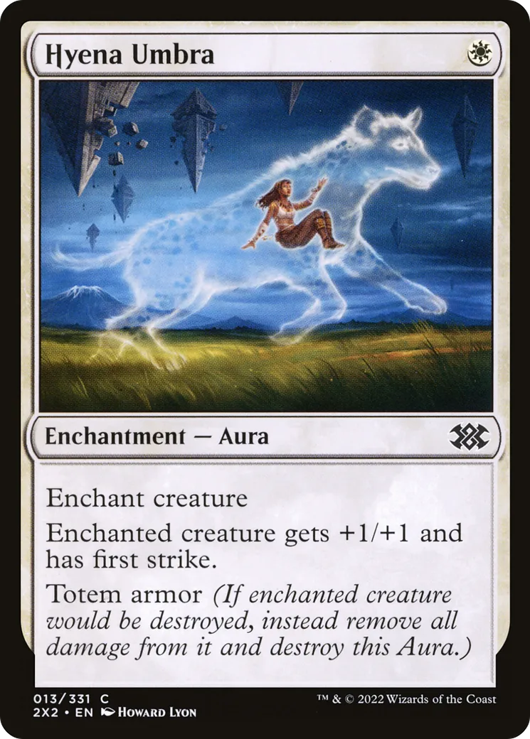 Hyena Umbra — Double Masters 2022 — Magic: The Gathering