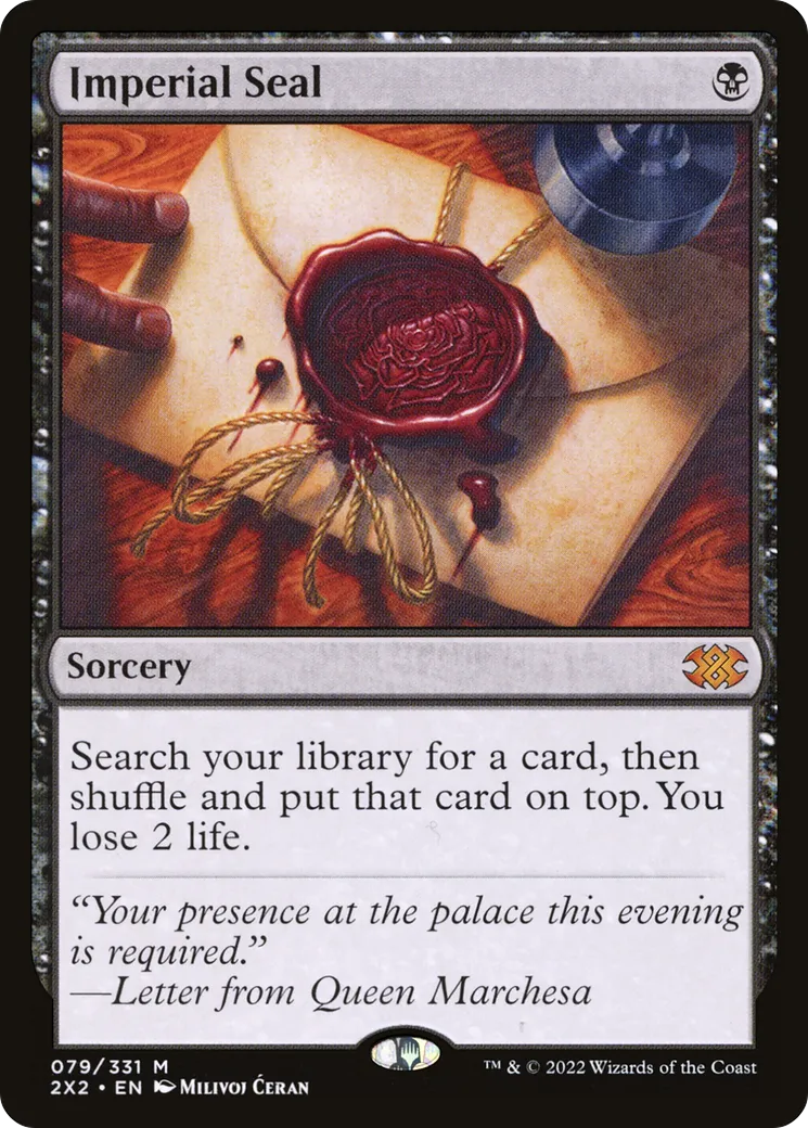 Imperial Seal — Double Masters 2022 — Magic: The Gathering