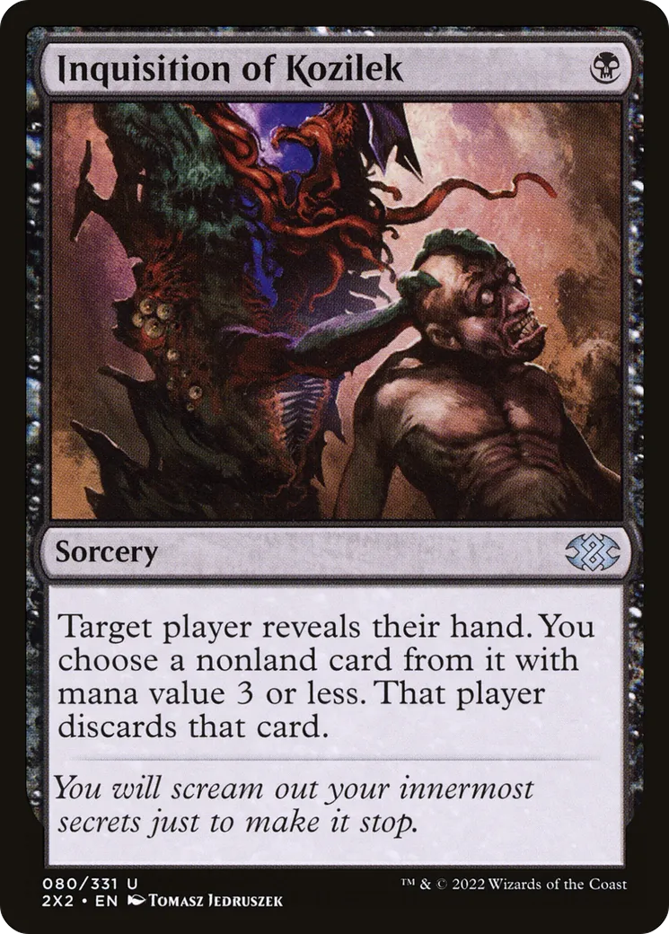 Inquisition of Kozilek — Double Masters 2022 — Magic: The Gathering