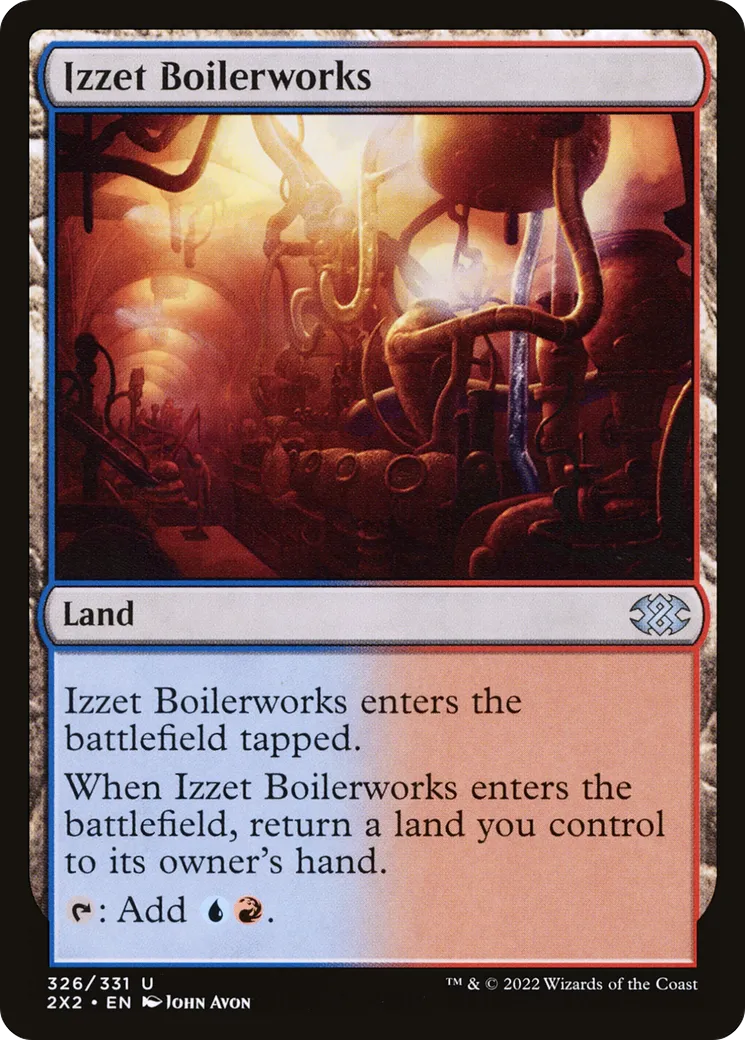 Chaufferie d'Izzet — Double Masters 2022 — Magic: The Gathering