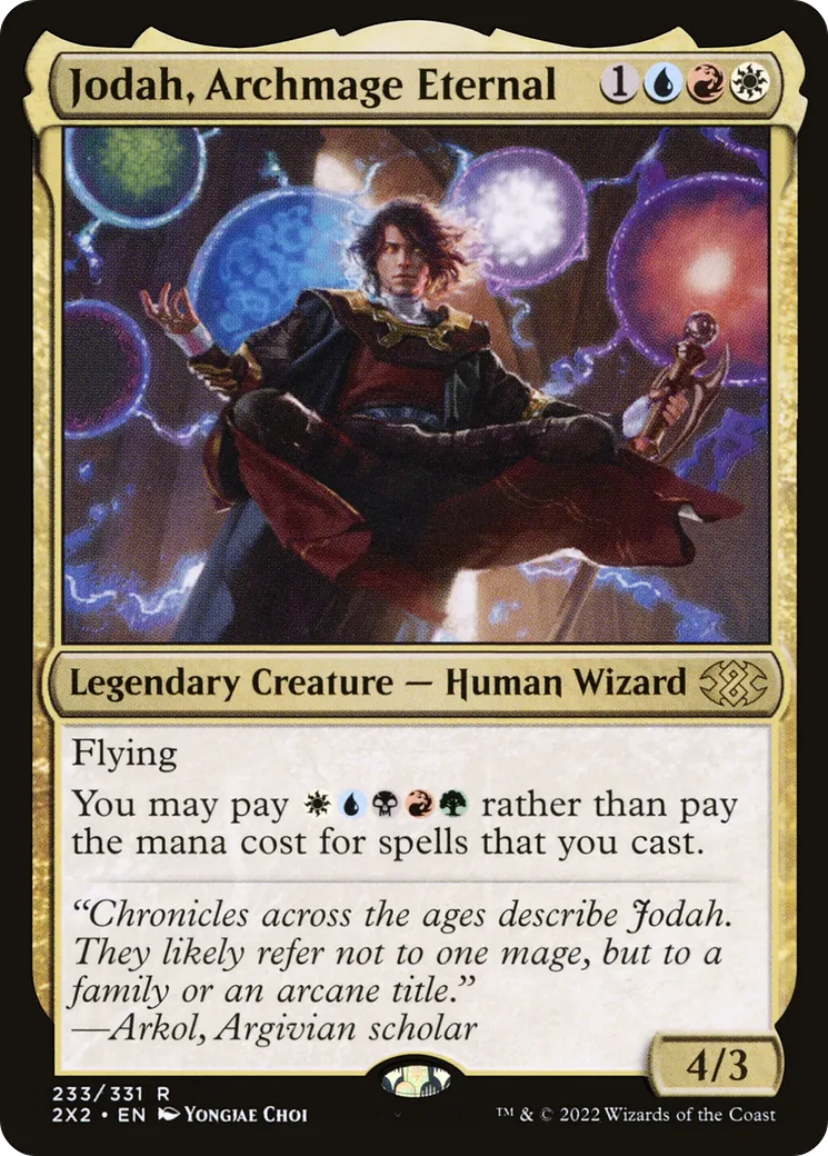 Jodah, Archmage Eternal from Double Masters 2022 - Magic: The Gathering