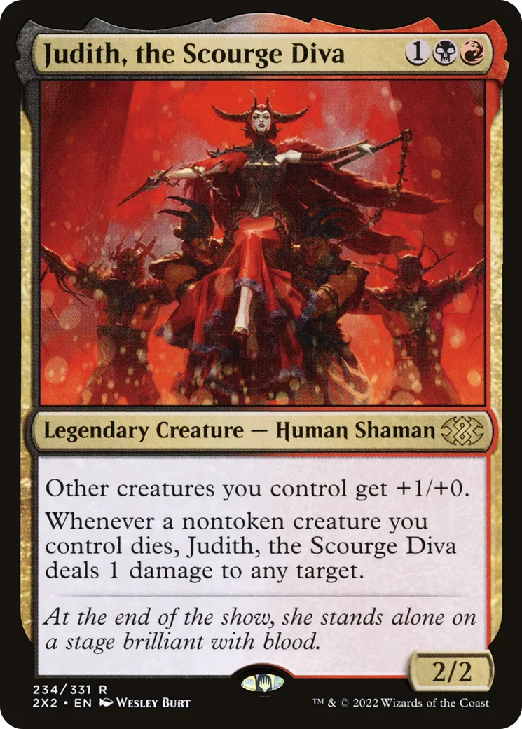 Judith, the Scourge Diva — Double Masters 2022 — Magic: The Gathering